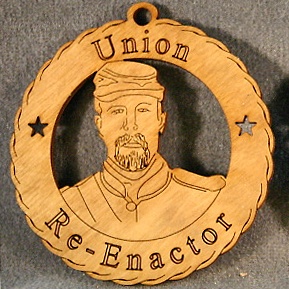 Union Head Shot Ornament